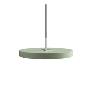 Jasnozielona lampa wisząca LED z metalowym kloszem ø 31 cm Asteria Mini – UMAGE