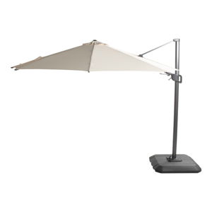 Beżowy parasol Hartman Deluxe, ø 350 cm