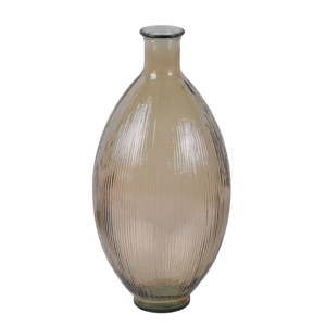 Przydymiony wazon ze szkła z recyklingu Ego Dekor Ares, wys. 59 cm