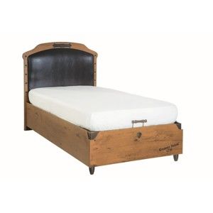 Łóżko jednoosobowe ze schowkiem Pirate Bed With Base, 100x200 cm