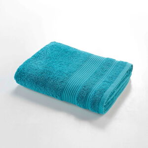 Niebieski bawełniany ręcznik kąpielowy frotte 70x130 cm Tendresse – douceur d'intérieur