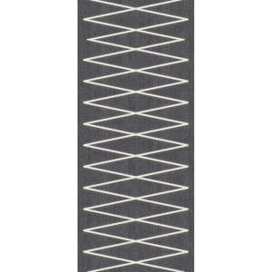 Ciemnoszary chodnik Floorita Fiord, 60x140 cm