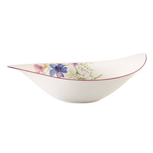 Biała porcelanowa miska na sałatkę z motywem kwiatów Villeroy & Boch Mariefleur Serve, 3,8 l