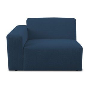 Ciemnoniebieski moduł sofy z materiału bouclé (lewostronny) Roxy – Scandic