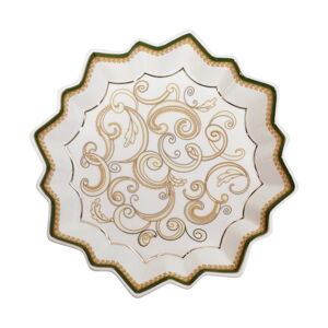 Biały talerz porcelanowy ø 23,5 cm Vassoio - Brandani