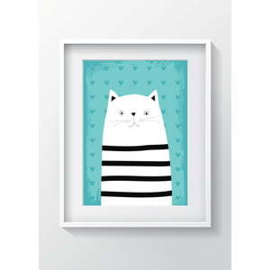Obraz OYO Kids Animals With Stripes Cat, 24x29 cm