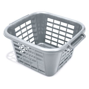 Szary kosz na pranie Addis Square Laundry Basket, 24 l