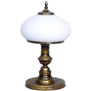 Lampa stołowa Glimte Patina, wys. 45 cm