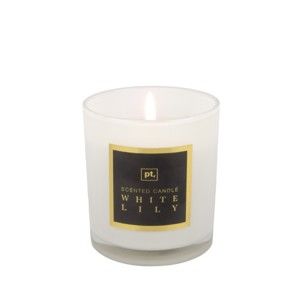 Świeczka o zapachu białej lilii PT LIVING Scented Candle, 35 h