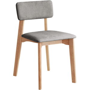 Krzesło biurowe z jasnoszarym obiciem tekstylnym, DEEP Furniture Max
