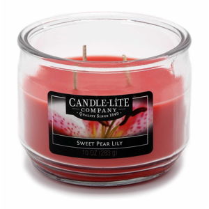 Świeczka w szkle o zapachu słodkiej gruszki Candle-Lite, 40 h
