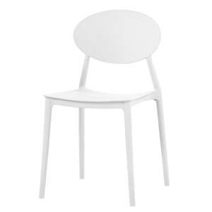 Białe krzesło Evergreen House Simple