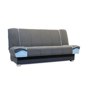 Niebiesko-szara sofa rozkładana Sinkro Karl