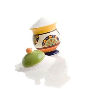 Kolorowa cukierniczka ceramiczna Brandani Etno