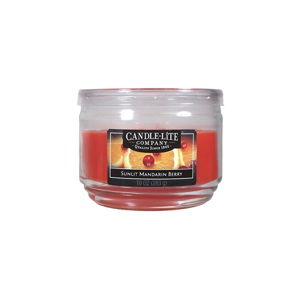 Świeczka w szkle o zapachu mandarynki Candle-Lite, 40 h