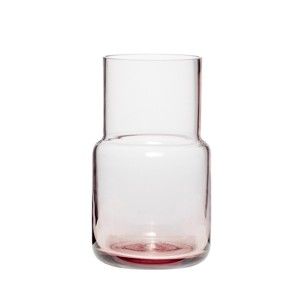 Różowy wazon szklany Hübsch Alstromeria