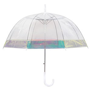 Damski przezroczysty parasol Ambiance Iridiscent, ⌀ 85 cm