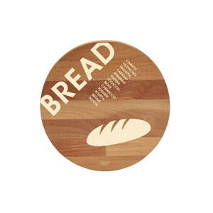 Deska do krojenia z drewna bukowego Bisetti Bread, ø 30 cm