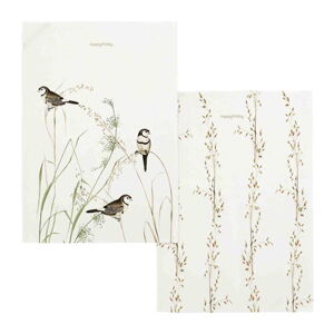 Bawełniane ścierki zestaw 2 szt. 50x70 cm Happy birds – Happy Friday