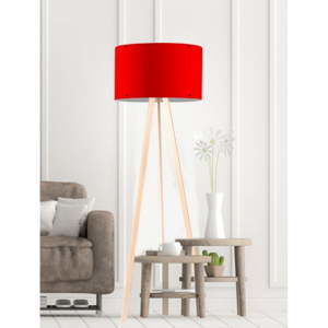Czerwona lampa stojąca Simple
