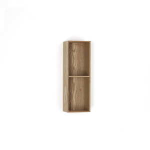 Półka drewniana z 2 przegrodami Tomasucci Billa, 60x15x20 cm
