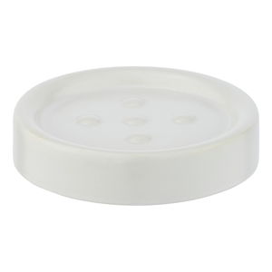 Matowa biała ceramiczna mydelniczka Wenko Polaris