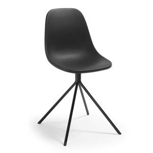 Czarne krzesło La Forma Minty