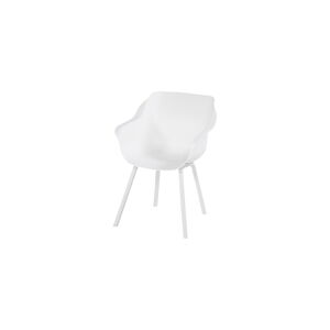 Białe plastikowe krzesła ogrodowe zestaw 2 szt. Sophie Element – Hartman