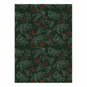 Zielony papier do pakowania prezentów eleanor stuart No. 7 Winter Floral