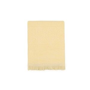 Żółty ręcznik z czystej bawełny Lorozy Day, 80x150 cm