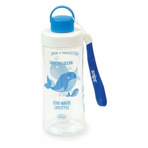 Niebieska butelka na wodę Snips Whale, 500 ml