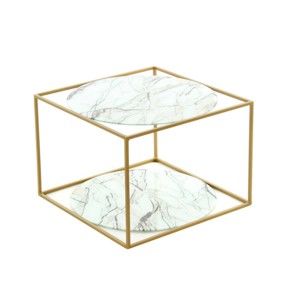 Stolik 360 Living Curtis Weich Marble Gold