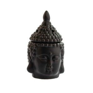 Czarny ceramiczny komin aromaterapeutyczny Dakls Buddha