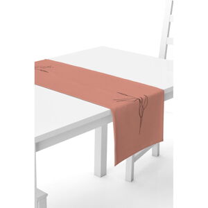 Różowy bieżnik na stół Kate Louise, 40x140 cm