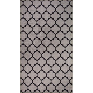 Szary dywan chodnikowy odpowiedni do prania 200x80 cm - Vitaus