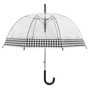 Przezroczysty automatyczny parasol odporny na wiatr Ambiance Dog Stooth, ⌀ 84 cm