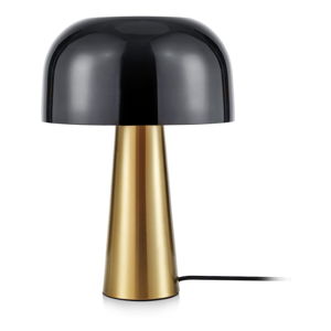 Lampa stołowa w kolorze miedzi z czarnym kloszem Markslöjd Blanca