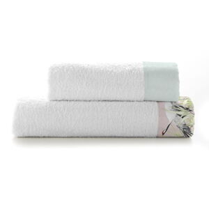 Zestaw 2 bawełnianych ręczników Happy Friday Basic Cranes