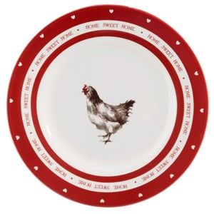 Talerz Clayre & Eef Chicken, ⌀ 20 cm