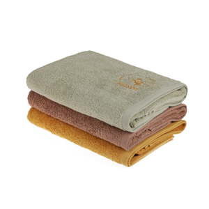 Zestaw 3 ręczników bawełnianych, 140x70 cm