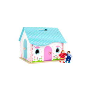Dziecięcy drewniany składany domek Legler Doll