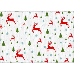 Dywan Vitaus Christmas Period Deer Pattern, 50x80 cm