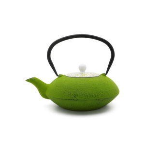 Zielony żeliwny dzbanek do herbaty Bredemeijer Yantai, 1,2 l