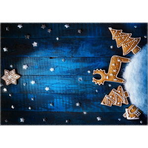 Dywan Vitaus Christmas Period Blue Sky Cookies, 50x80 cm
