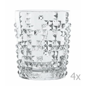 Zestaw 4 szklanek do whisky ze szkła kryształowego Nachtmann Punk, 348 ml