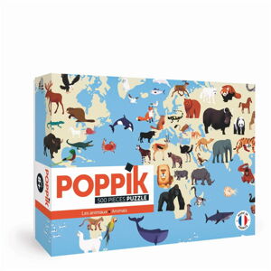 Naklejkowe puzzle Poppik Zwierzęta, 500 elementów