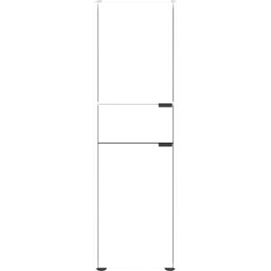 Biała wysoka szafka łazienkowa 34x111 cm Forano – Germania