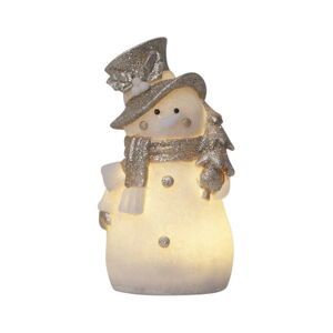 Dekoracja świetlna w biało-srebrnym kolorze ze świątecznym motywem Buddy – Star Trading