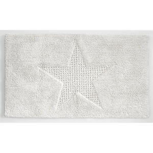 Biały bawełniany dywanik łazienkowy Kela Lindano, 60x100 cm