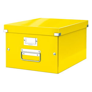 Żółte pudełko do przechowywania Click&Store – Leitz